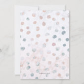 Love Neutral Gender Coule's Baby Shower 招待状 (裏面)