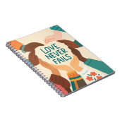  Love Never Fails ノートブック (右側)