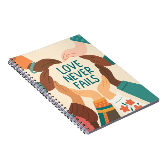  Love Never Fails ノートブック (右側)