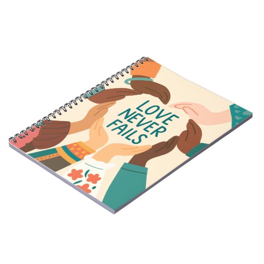  Love Never Fails ノートブック (左側)