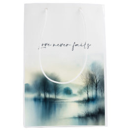 Love never fails ミディアムペーパーバッグ