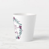 Love Never Fails Latte Mug カフェラテマグ (正面)