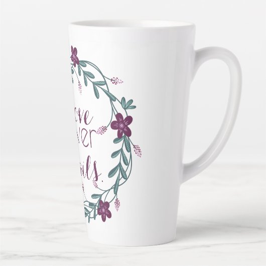 Love Never Fails Latte Mug カフェラテマグ (右)