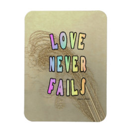 Love Never Fails Refrigerator  マグネット