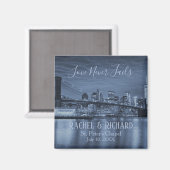 Love Never Fails Save the Date NYC Theme マグネット (正面/裏面)