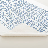 Love Never Fails Sherpa Blanket シェルパブランケット (3/4)