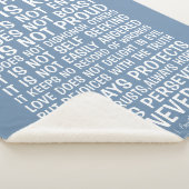 Love Never Fails Sherpa Blanket シェルパブランケット (3/4)