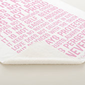 Love Never Fails Sherpa Blanket シェルパブランケット (3/4)