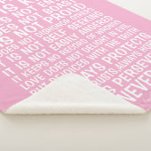 Love Never Fails Sherpa Blanket シェルパブランケット (3/4)