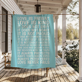 Love Never Fails Sherpa Blanket シェルパブランケット