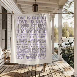 Love Never Fails Sherpa Blanket シェルパブランケット
