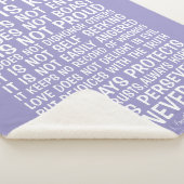 Love Never Fails Sherpa Blanket シェルパブランケット (3/4)