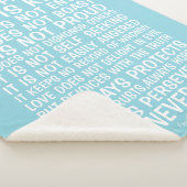 Love Never Fails Sherpa Blanket シェルパブランケット (3/4)