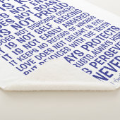 Love Never Fails Sherpa Blanket シェルパブランケット (3/4)