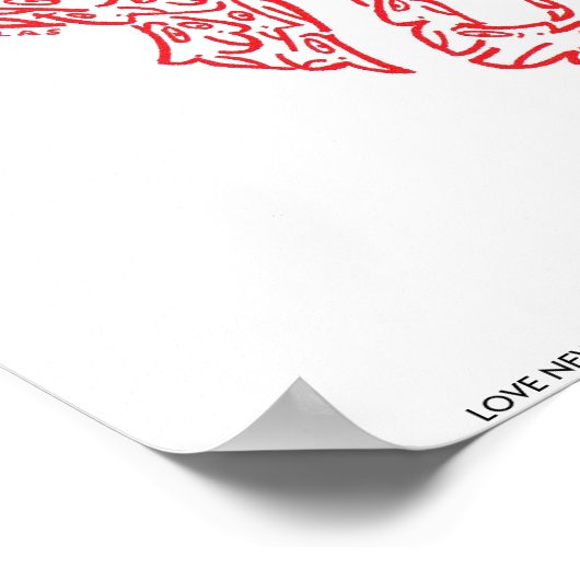 LOVE NEW YORK by NICHOLAS_COP.. ポスター (角)