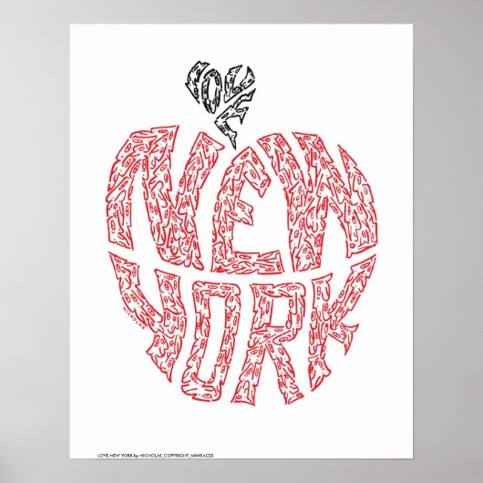 LOVE NEW YORK by NICHOLAS_COP.. ポスター (正面)