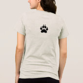 Love Not Labs | ビーグル好き トライブレンドＴシャツ (裏面)