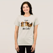 Love Not Labs | ビーグル好き トライブレンドＴシャツ (正面全面)