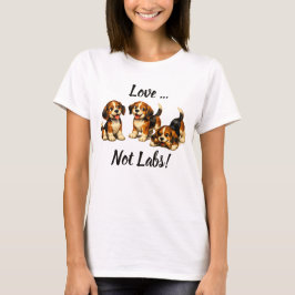 Love Not Labs | ビーグル好き Tシャツ