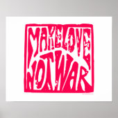 Love, Not War ポスター (正面)