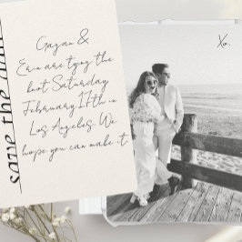 Love Note日付の保存 招待状