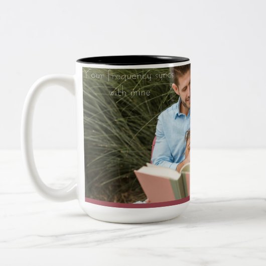 Love note ツートーンマグカップ (左)