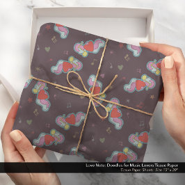 Love Note：音楽愛好家のためのドードル 薄葉紙
