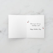 Love Note Valentine's Day Card サンキューカード (内部)