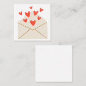 Love Notecard (空白の内部) ノートカード (正面/裏面)