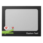 Love Notepadのアリゲーター ノートパッド (正面)