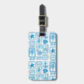 Love Notes from the Sea Seashell Ocean Beach  ラゲッジタグ (正面縦)