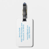 Love Notes from the Sea Seashell Ocean Beach  ラゲッジタグ (裏面縦)