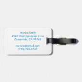 Love Notes from the Sea Seashell Ocean Beach  ラゲッジタグ (裏面横)