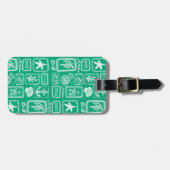 Love Notes from the Sea Seashell Ocean Beach ラゲッジタグ (正面横)