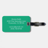 Love Notes from the Sea Seashell Ocean Beach ラゲッジタグ (裏面横)