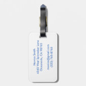 Love Notes from the Sea Seashell Ocean Beach  ラゲッジタグ (裏面縦)