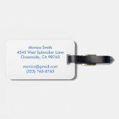 Love Notes from the Sea Seashell Ocean Beach  ラゲッジタグ (裏面横)