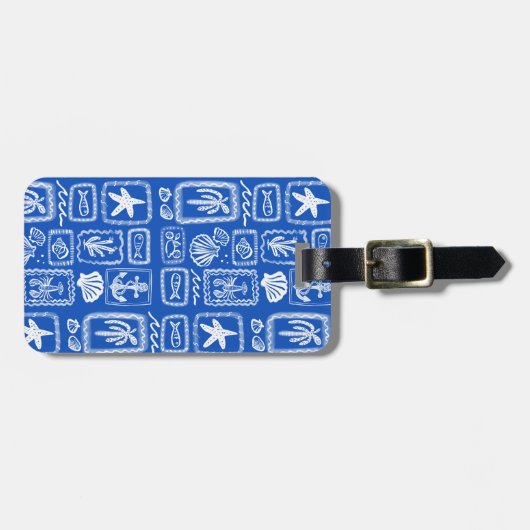 Love Notes from the Sea Seashell Ocean Beach  ラゲッジタグ (正面横)