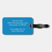 Love Notes from the Sea Seashell Ocean Beach  ラゲッジタグ (裏面横)