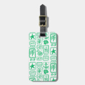 Love Notes from the Sea Seashell Ocean Beach  ラゲッジタグ (正面縦)