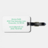 Love Notes from the Sea Seashell Ocean Beach  ラゲッジタグ (裏面横)