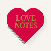 Love notes notebook. ノートブック (正面)