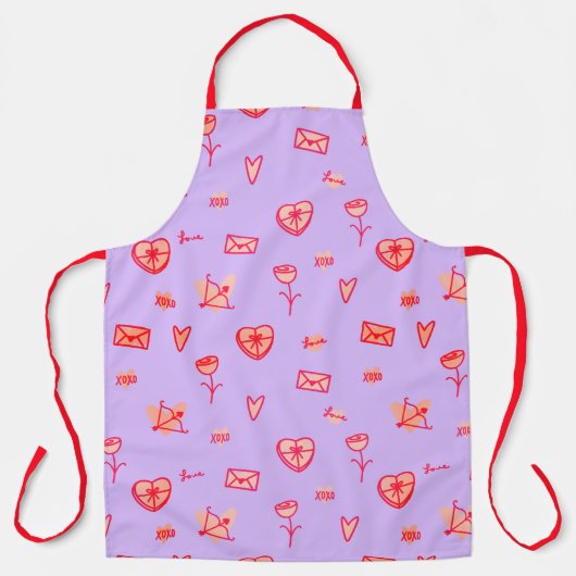 Love Notes & Sweet Treats Apron エプロン (正面)