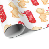 Love Notes Valentine’s Wrapping Paper ラッピングペーパー (ロールコーナー)