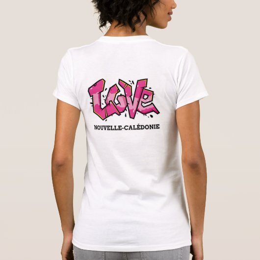 Love Nouvelle-Calédonie Tシャツ (裏面)