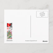 Love NYC & Live In NYCポストカード ポストカード (裏面)