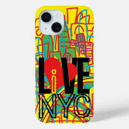 Love NYC Live In NYC iPhone Case iPhone 15ケース
