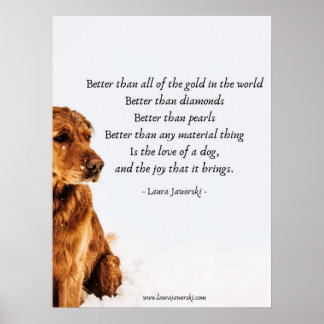 Love of a Dog by Laura Jaworski ポスター