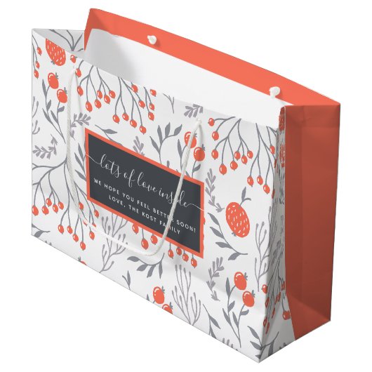 Love of Love Inside Get Well抱き枕 ラージペーパーバッグ (正面アングル)