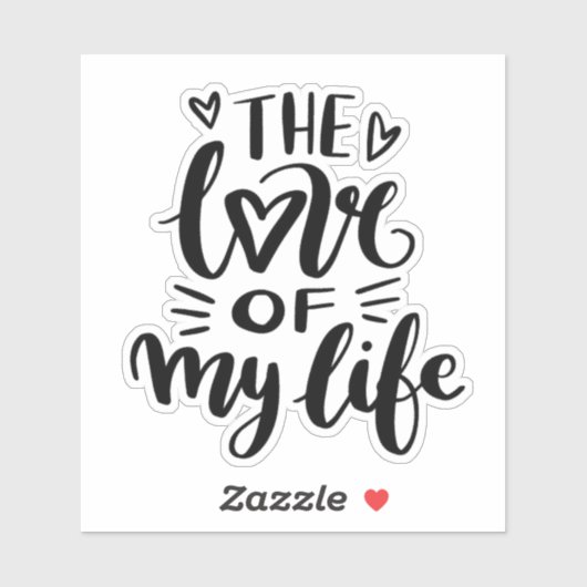 Love of my Lifeステッカー シール (シート)